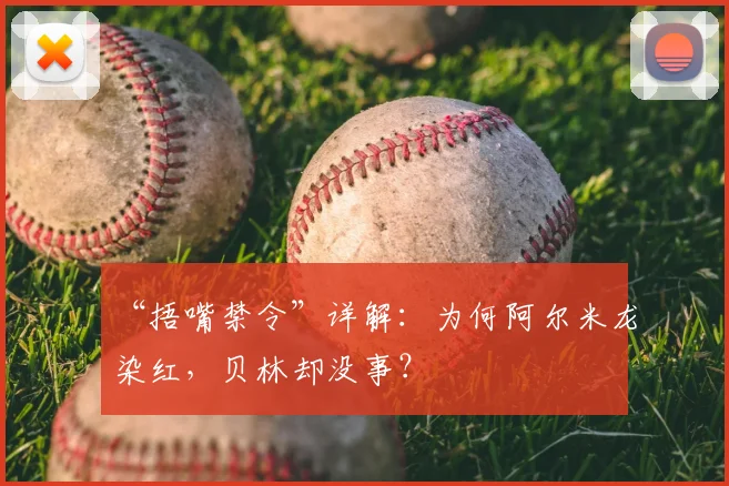 “捂嘴禁令”详解：为何阿尔米龙染红，贝林却没事？