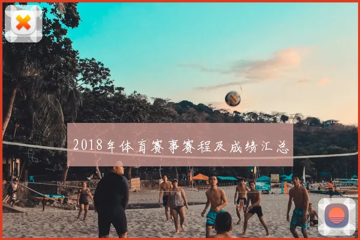2018年体育赛事赛程及成绩汇总