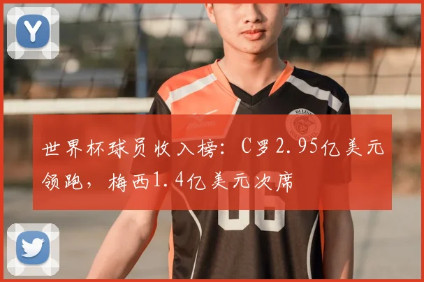 世界杯球员收入榜:C罗2.95亿美元领跑,梅西1.4亿美元次席