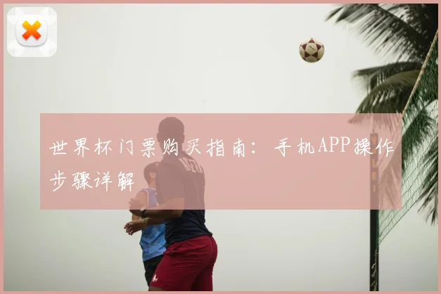 世界杯门票购买指南:手机APP操作步骤详解